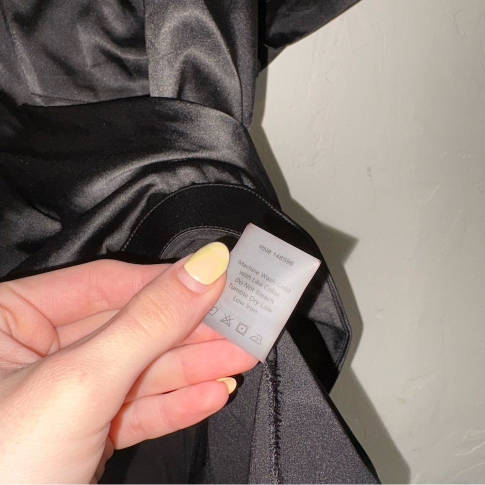 Universal Standard Trish Satin Button Pocket Shor… - image 7
